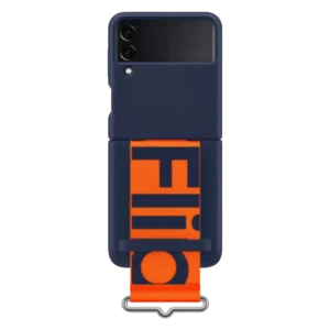 Original Samsung Galaxy Z Flip 3 Silicone Case With Strap